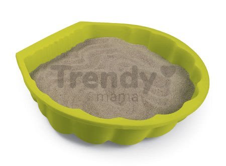 Pieskovisko mušľa Mini Sand Pit Smoby zelené 35 cm pre malé priestory od 18 mes