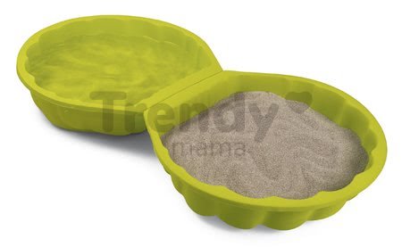 Pieskovisko mušľa sada 2 kusov Mini Sand Pit Smoby zelené 35 cm pre malé priestory od 18 mes