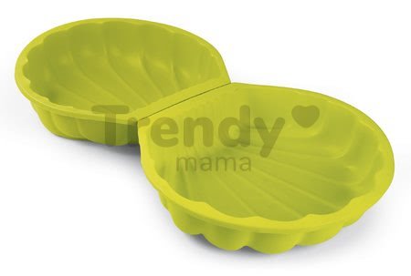 Pieskovisko mušľa sada 2 kusov Mini Sand Pit Smoby zelené 35 cm pre malé priestory od 18 mes