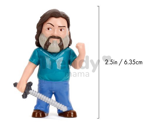 Figúrka zberateľská Minecraft Movie Wave 5 Jada kovová 4 rôzne druhy výška 6,5 cm od 8 rokov