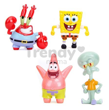 Figúrka zberateľská Sponge Bob Wave 1 Jada kovová 4 rôzne druhy výška 6,5 cm od 8 rokov