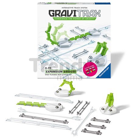 Rozšírenie pre guľôčkové dráhy Padacie mosty Bridges GraviTrax 13 dielikov od 8 rokov