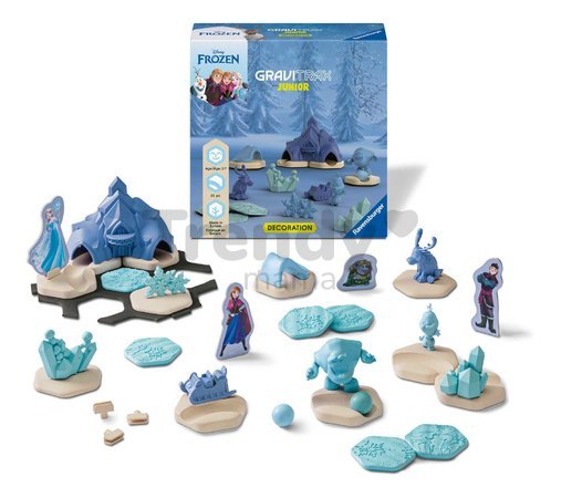 Rozšírenie guľôčková dráha Ľadové kráľovstvo Frozen Extension Junior Starter Set GraviTrax 33 dielikov s figúrkami