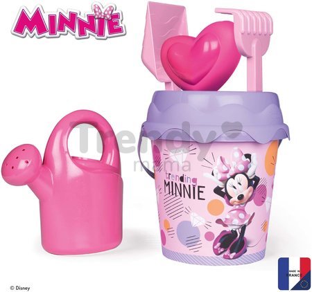 Vedro set Minnie Garnished Bucket Smoby s krhlou 17 cm vysoké od 18 mes