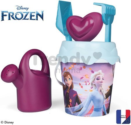 Vedro set Frozen Garnished Bucket Smoby s krhlou 17 cm vysoké od 18 mes
