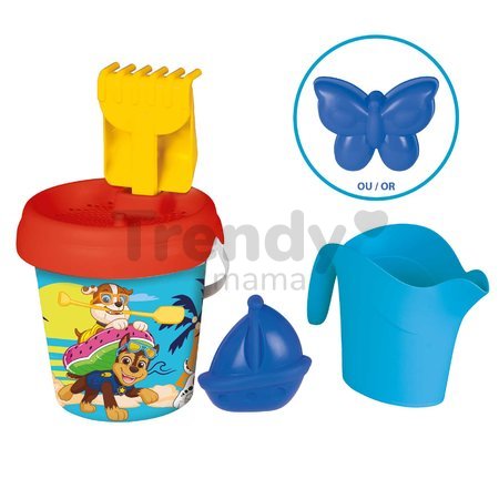 Vedro set Paw Patrol Medium Garnished Bucket Life Smoby s krhlou 6 dielov 18 cm výška od 18 mes