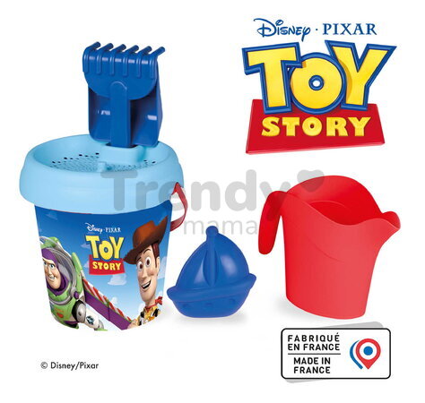 Vedro set Toy Story Medium Garnished Bucket Smoby s krhlou 6 dielov 18 cm výška od 18 mes