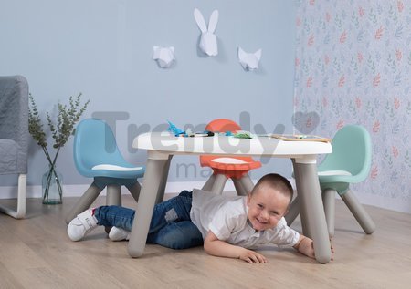 Stôl pre deti KidTable White Smoby šedokrémový s UV filtrom 76*52*45 cm od 18 mes