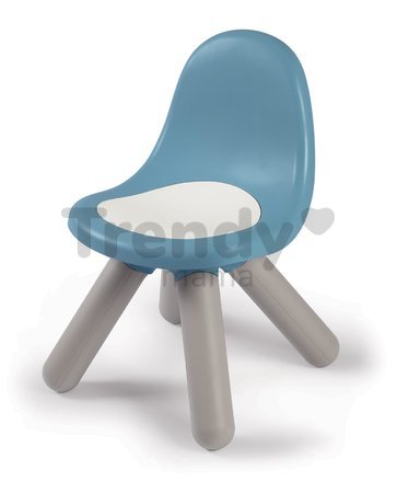 Stolička pre deti KidChair Storm Blue Smoby modrošedá s UV filtrom 50 kg nosnosť výška sedadla 27 cm od 18 mes