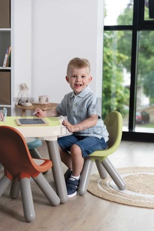 Stolička pre deti KidChair Blue Life Smoby modrá s UV filtrom 50 kg nosnosť výška sedadla 27 cm od 18 mes - model 2025