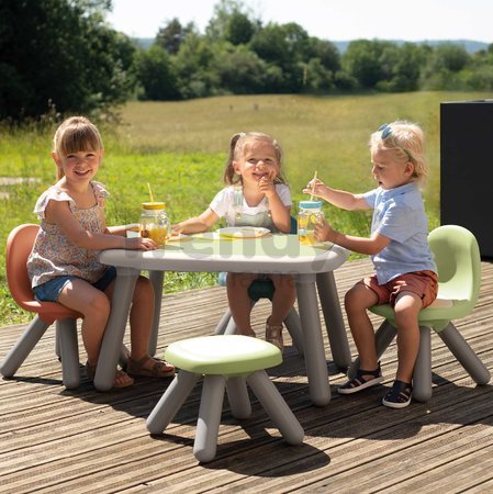 Stolička pre deti KidChair Blue Life Smoby modrá s UV filtrom 50 kg nosnosť výška sedadla 27 cm od 18 mes - model 2025