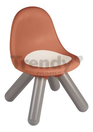 Stolička pre deti KidChair Terra Cotta Life Smoby červená s UV filtrom 50 kg nosnosť výška sedadla 27 cm od 18 mes - model 2025