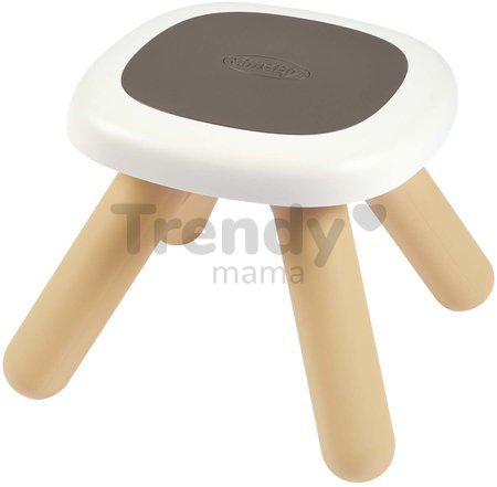 Taburetka pre deti Kid Furniture Stool Grey Smoby 2v1 šedá s UV filtrom 50 kg nosnosť 27 cm výška od 18 mes