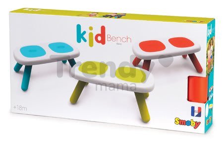 Lavica pre deti KidBench Smoby červená s UV filtrom od 18 mesiacov