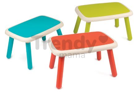 Stôl pre deti KidTable Smoby zelená/modrá/červená s UV filtrom od 18 mes