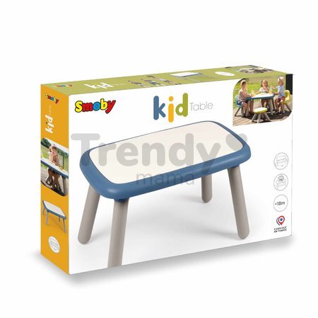 Stôl pre deti Kid Table Smoby modrý s UV filtrom od 18 mes