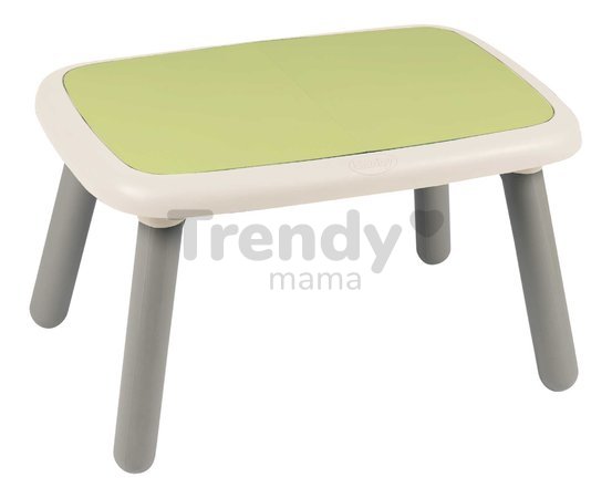 Stôl pre deti KidTable Life Smoby šedozelený s UV filtrom 76*52*45 cm od 18 mes - model 2025