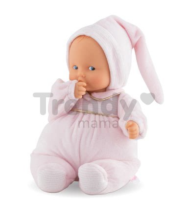 Bábika Babipouce Cotton Flower Mon Doudou Corolle s modrými očami a špúliacimi ústočkami 28 cm od 0 mes