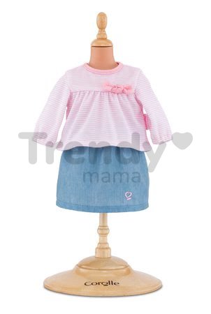 Oblečenie sada Top & Skirt Bébé Corolle pre 30 cm bábiku od 18 mes