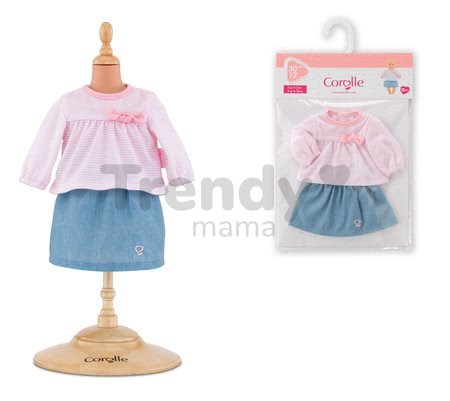 Oblečenie sada Top & Skirt Bébé Corolle pre 30 cm bábiku od 18 mes