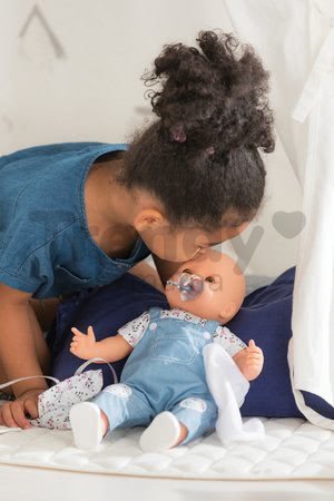 Bábika Gaby ide do škôlky Mon Grand Poupon Corolle 36 cm s hnedými klipkajúcimi očami a 5 doplnkov od 24 mes