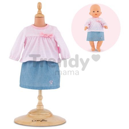 Oblečenie sada Top & Skirt Mon Grand Poupon Corolle pre 36 cm bábiku od 24 mes