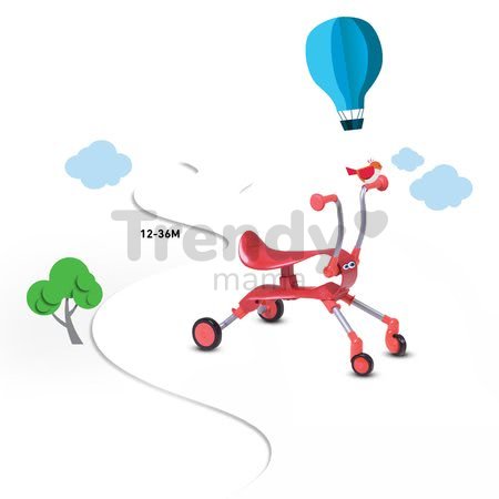 Odrážadlo Springo smarTrike červené od 12 mes