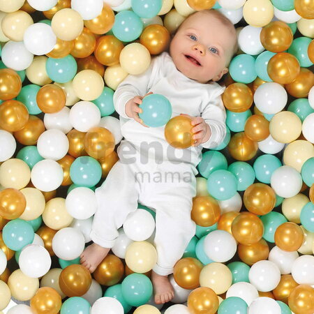 Plastové loptičky Balls Ludi 90 kusov od 6 mes