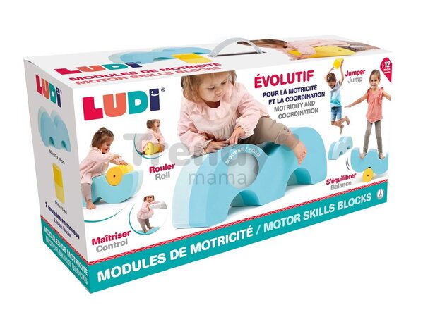 Penové tvary Motor Skills Blocks Ludi na rozvoj motoriky 2 kusy od 12 mes