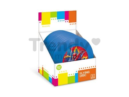 Lietajúci tanier Spiderman Mondo modrý 23 cm
