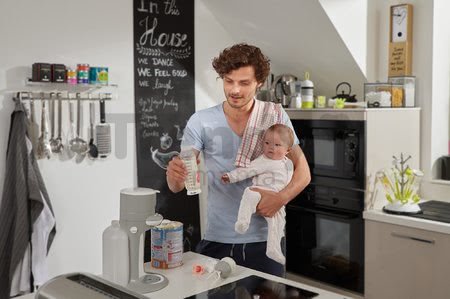 Bib'expresso® Steril 3v1 Beaba príprava mlieka a sterilizátor šedý od 0 mesiacov