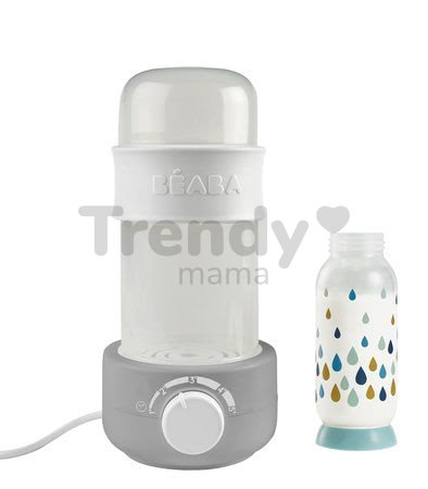 Ohrievač dojčenských fliaš a sterilizátor Beaba Baby Milk Second šedý od 0 mesiacov
