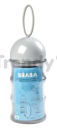 Dávkovač sušeného mlieka Beaba Light Mist 3-dielny vzduch & voda odolný šedý od 0 mes