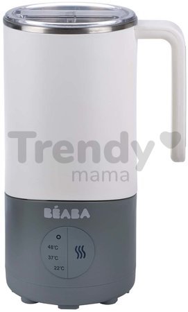 Príprava mlieka každého druhu Milk Prep® White Grey Beaba 420 ml nerezové 22°C/37°C/48°C sivé od 0 mes