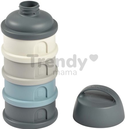 Dávkovač sušeného mlieka Formula Milk Container Beaba 4-dielny Mineral Grey Blue sivo-modrý od 0 mes