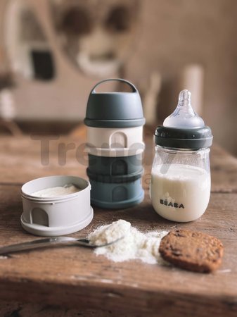 Dávkovač sušeného mlieka Formula Milk Container Beaba 4-dielny Mineral Grey Blue sivo-modrý od 0 mes