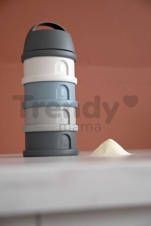 Dávkovač sušeného mlieka Formula Milk Container Beaba 4-dielny Mineral Grey Blue sivo-modrý od 0 mes