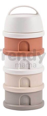 Dávkovač sušeného mlieka Formula Milk Container Cotton White Terracotta Beaba 4 dielny oranžovo-hnedý od 0 mes BE911728