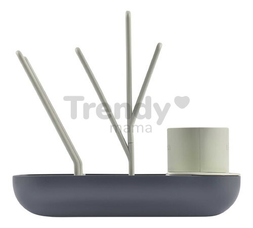 Odkvapkávač dojčenských fliaš Forest Draining Rack Misty Mineral Beaba modulárny na 6 fliaš zelený od 0 mes BE911729