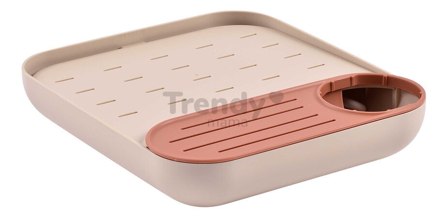 Odkvapkávač dojčenských fliaš Forest Draining Rack Terracotta Clay Beaba modulárny na 6 fliaš oranžový od 0 mes BE911730