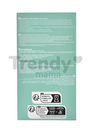 Odsávačka materského mlieka Hands-Free Electric Breast Pump Night Blue Beaba elektrická 3 režimy a 9 úrovní výkonu 180 ml BE911735