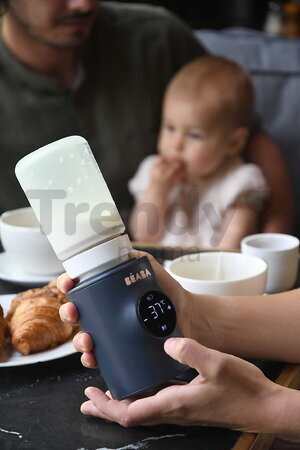 Ohrievač dojčenských fliaš Milk Nomad Night Blue Beaba ultra rýchly s rovnomerným ohrevom od 0 mes