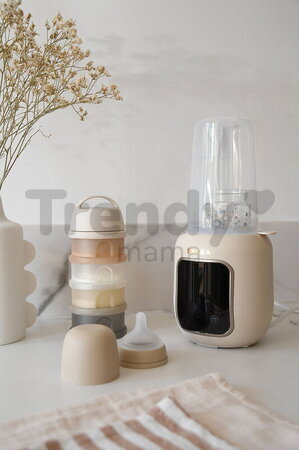 Ohrievač dojčenských fliaš a sterilizátor Multi Milk Clay Beaba 5 programov béžový od 0 mes