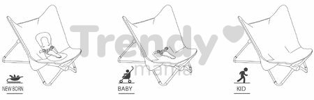 Dojčenské lehátko Evolutive Compact Baby Seat II Beaba Heather Grey šedé skladacie od 0 mes
