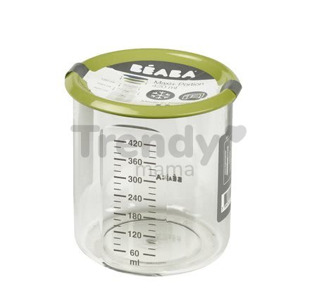 Dóza na jedlo Beaba Maxi + Portion 420 ml Tritan neón od 0 mesiacov