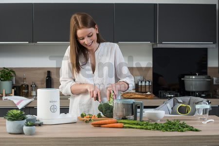 Parní vařič a mixér Beaba Babycook® Neo Grey White šedo-stříbrný od 0 měsíců