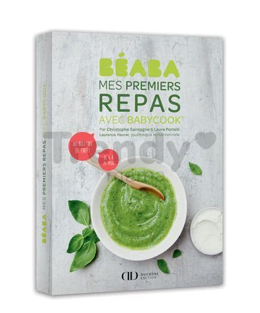 Kuchárska kniha podľa sezóny Beaba vo francúzštine od 4-24 mesiacov 80 ilustrovaných receptov