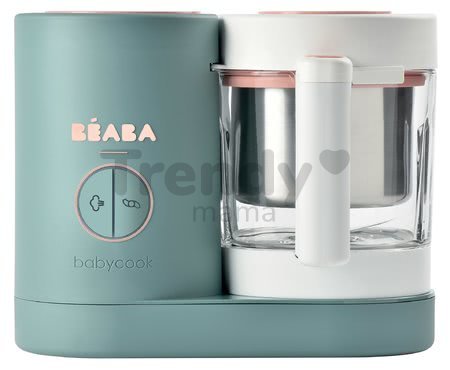 Parný varič a mixér Beaba Babycook® Neo Eucalyptus zeleno-strieborná od 0 mes