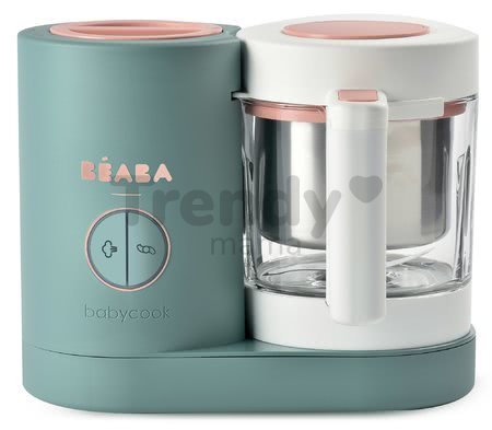 Parný varič a mixér Beaba Babycook® Neo Eucalyptus zeleno-strieborná od 0 mes