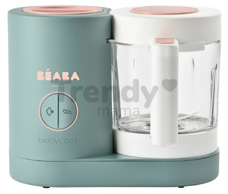 Parný varič a mixér Beaba Babycook® Neo Eucalyptus zeleno-strieborná od 0 mes